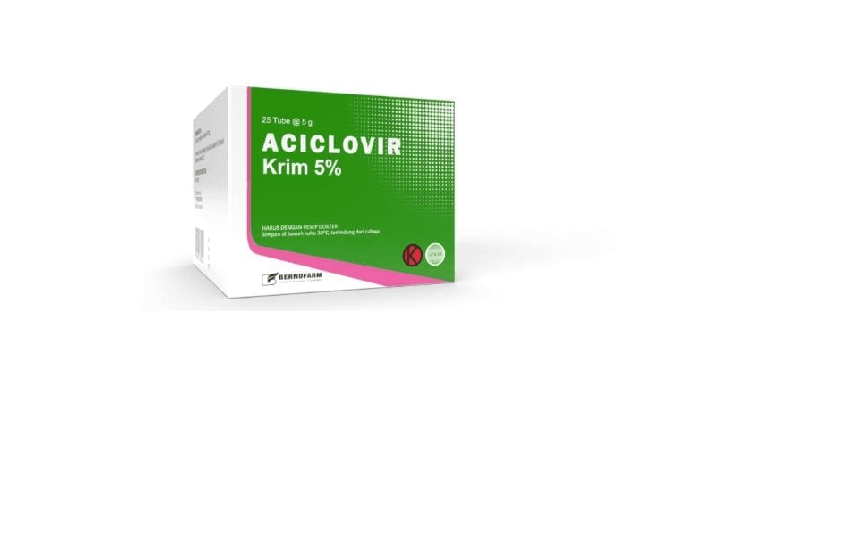Acyclovir Cream 5 gr Berno 25S